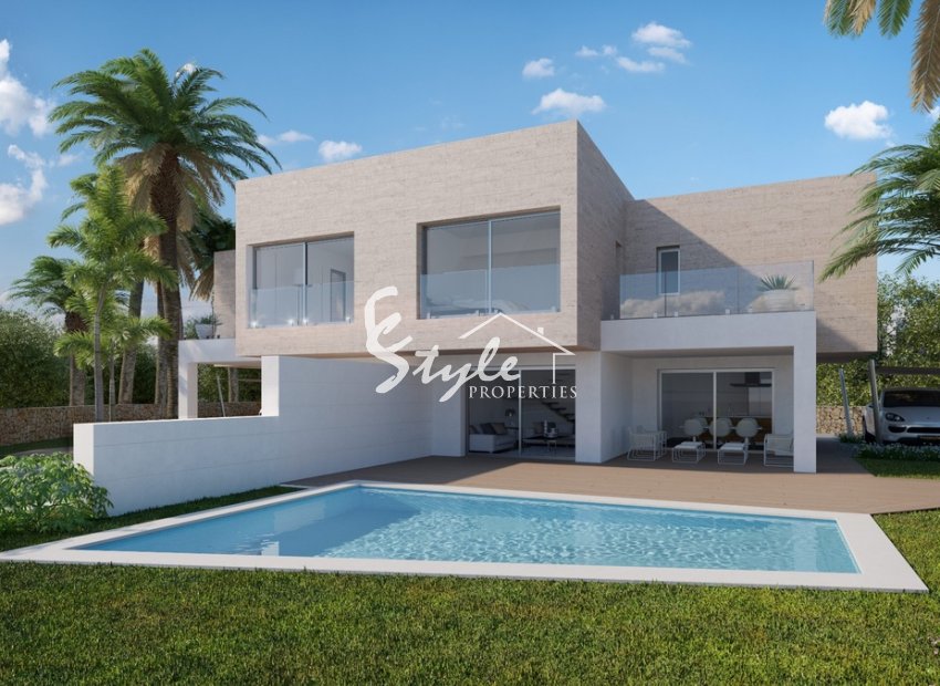 New build semi-detached villa for sale in Moraira, Alicante, Costa Blanca, Spain. ON1581