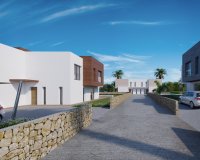 New build semi-detached villa for sale in Moraira, Alicante, Costa Blanca, Spain. ON1581