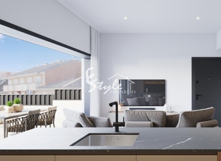 New build top floor apartment in Pilar de La Horadada, Costa Blanca, Spain. ON1687_A