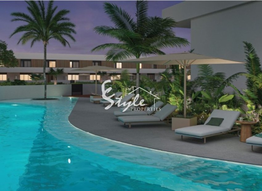 New build townhouse for sale in Pilar de la Horadada, Costa Blanca, Spain. ON1878