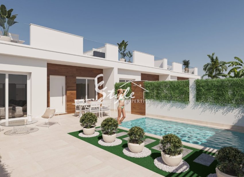 New build townhouses for sale in San Javier, Murcia, Spain. ON1662_3