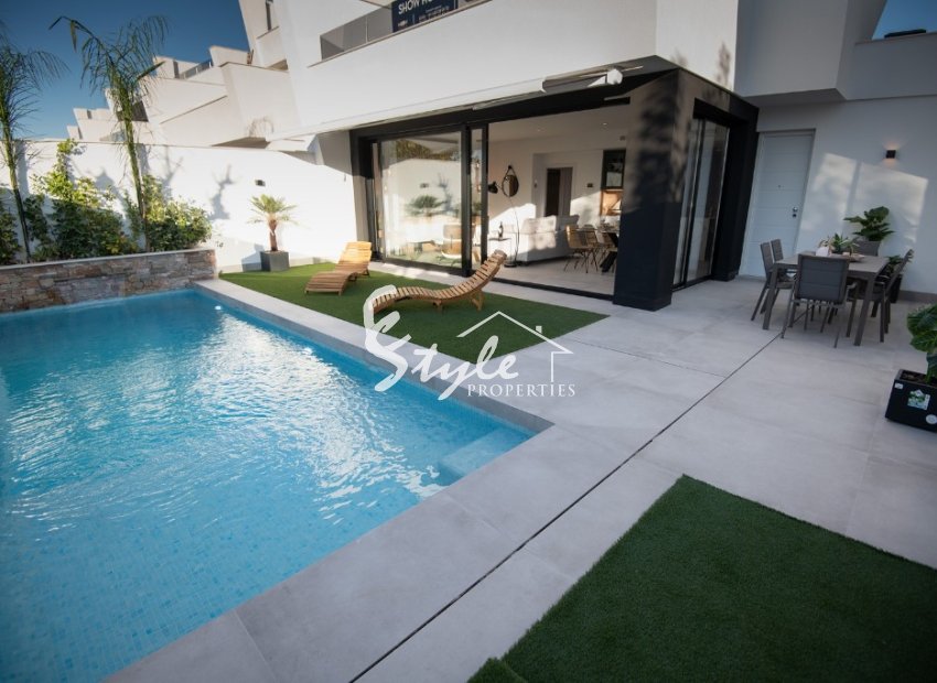 New build townhouses for sale in San Javier, Murcia, Spain. ON1675