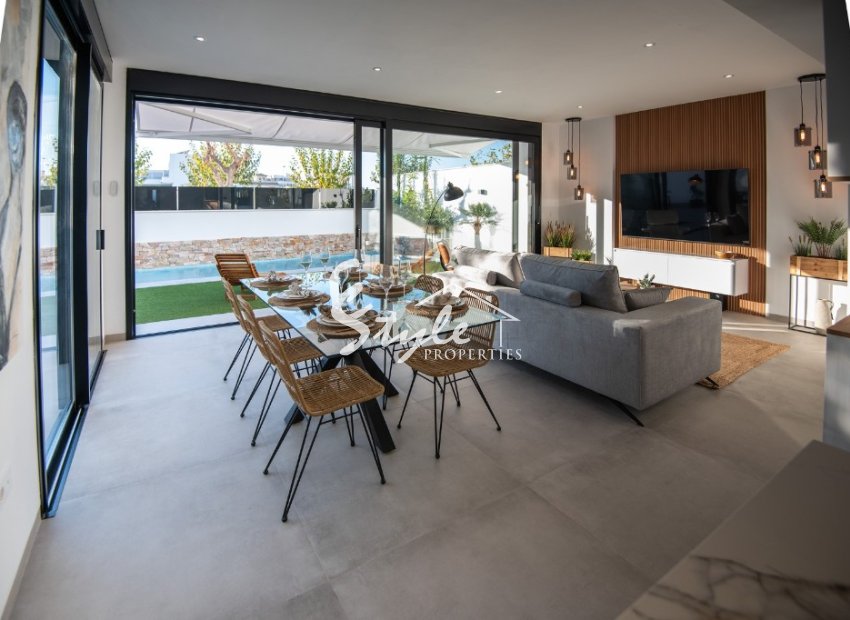 New build townhouses for sale in San Javier, Murcia, Spain. ON1675