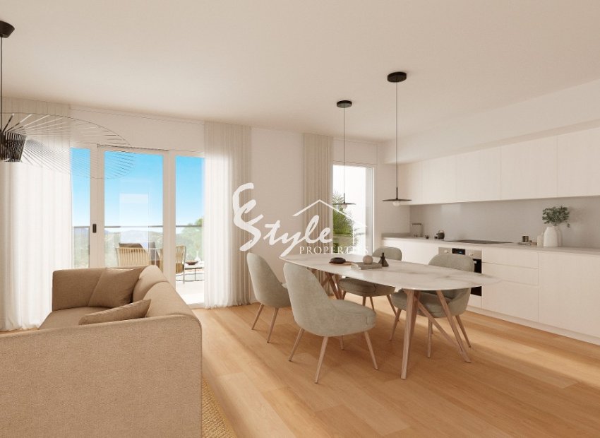 New build townhouses in Finestrat, Costa Blanca, Spain. ON1513_A