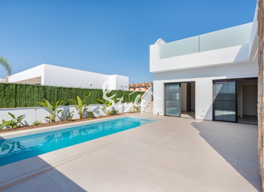 New build villas for sale in Los Alcázares, Murcia, Spain. ON1693