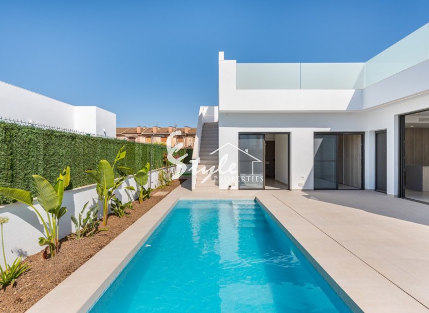 New build villas for sale in Los Alcázares, Murcia, Spain. ON1694