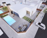 New build villas for sale in San Pedro del Pinatar, Murcia, Spain. ON1429