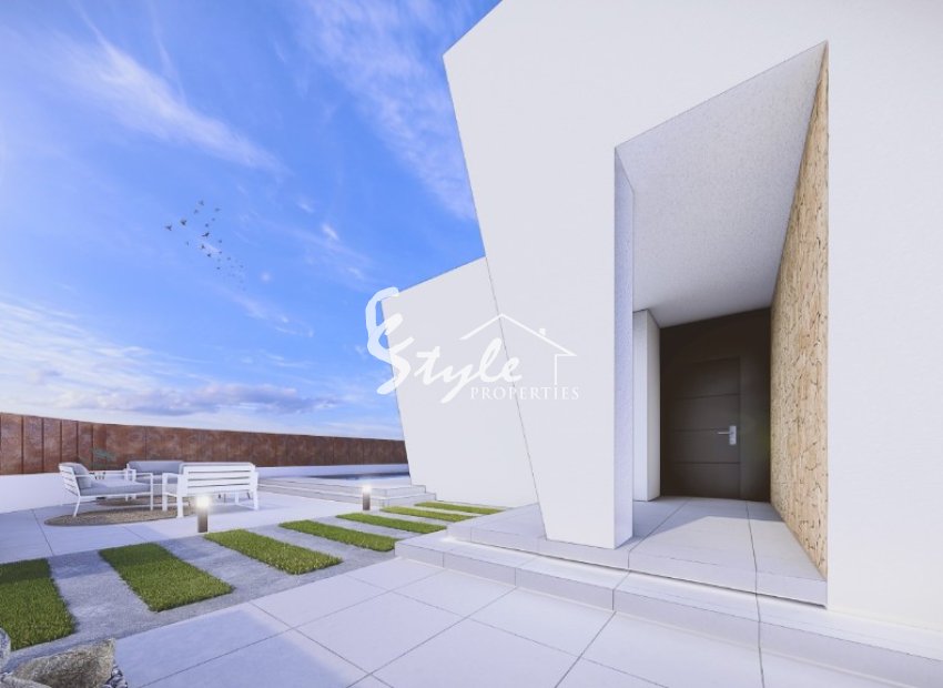 New build villas for sale in San Pedro del Pinatar, Murcia, Spain. ON1429