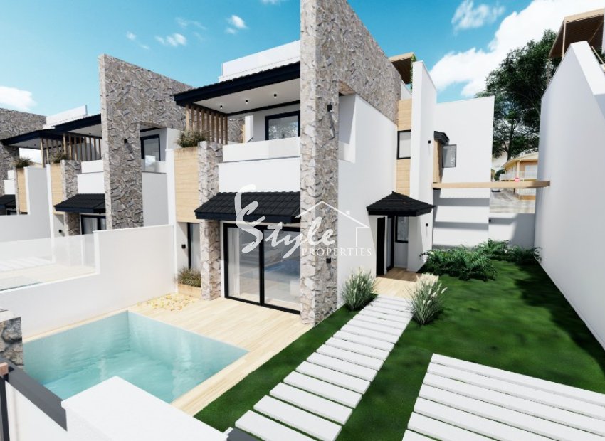 New build villas for sale in San Pedro del Pinatar, Murcia, Spain. ON1628