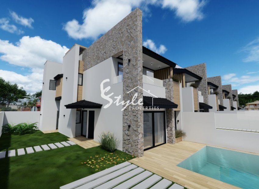 New build villas for sale in San Pedro del Pinatar, Murcia, Spain. ON1628