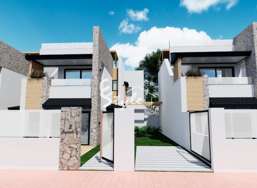 New build villas for sale in San Pedro del Pinatar, Murcia, Spain. ON1628