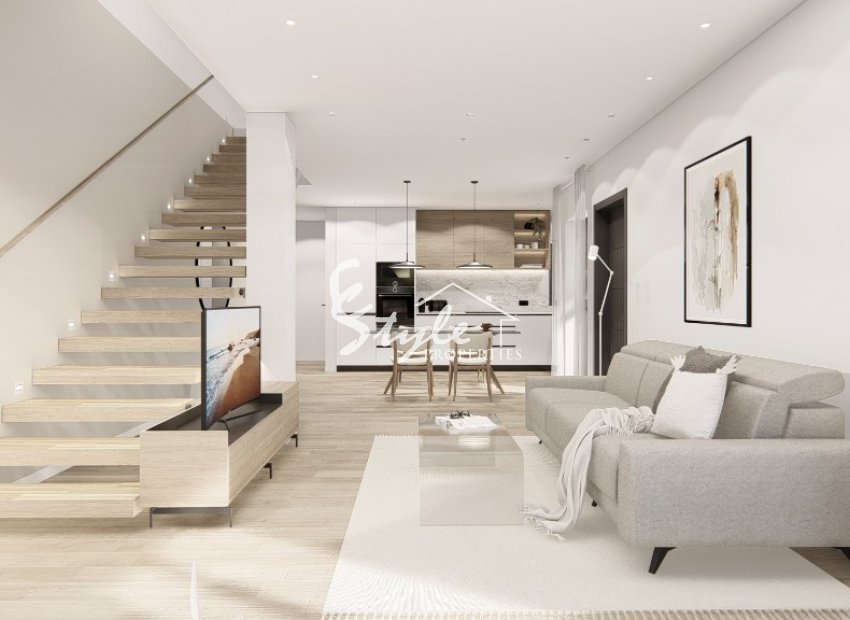 New build villas for sale in San Pedro del Pinatar, Murcia, Spain. ON1628