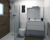 New build villas for sale in San Pedro del Pinatar, Murcia, Spain. ON1843