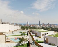 New build villas in Finestrat, Costa Blanca, Spain. ON1697