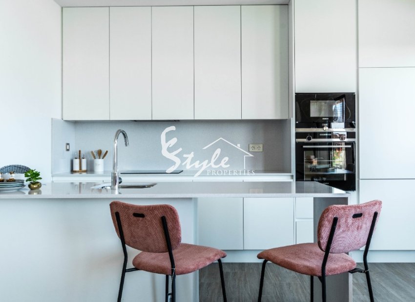 New build villas with the pool for sale in Benidorm, Costa Blanca, Spain.ON529