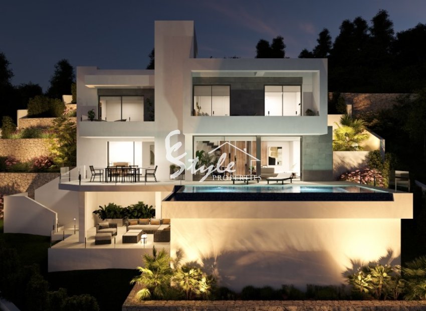 New luxury villa for sale in Cumbre del Sol, Costa Blanca, Spain. ON1542