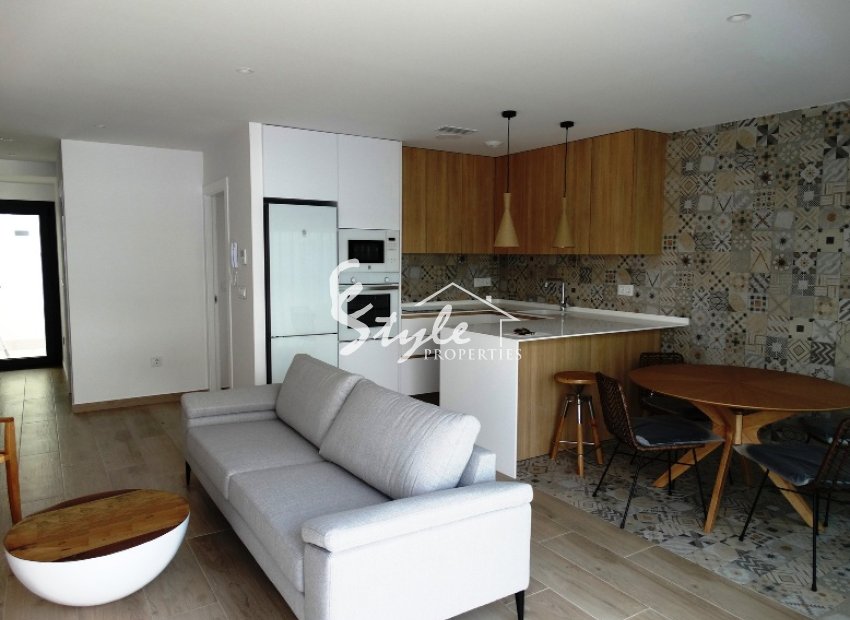 New semi-detached villas for sale in Santiago de Ribeira, Murcia, Spain.ON1560