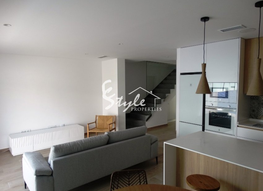 New semi-detached villas for sale in Santiago de Ribeira, Murcia, Spain.ON1560