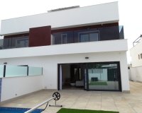 New semi-detached villas for sale in Santiago de Ribeira, Murcia, Spain.ON1560