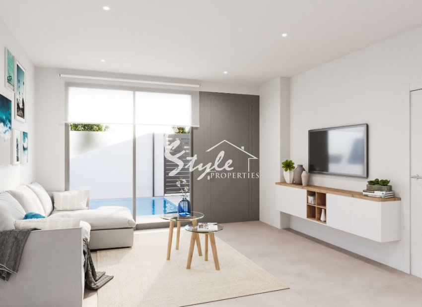 New semi-detached villas for sale in Torrepacheco, Costa Blanca, Spain. ON1462