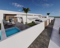 New semi-detached villas for sale in Torrepacheco, Costa Blanca, Spain. ON1572