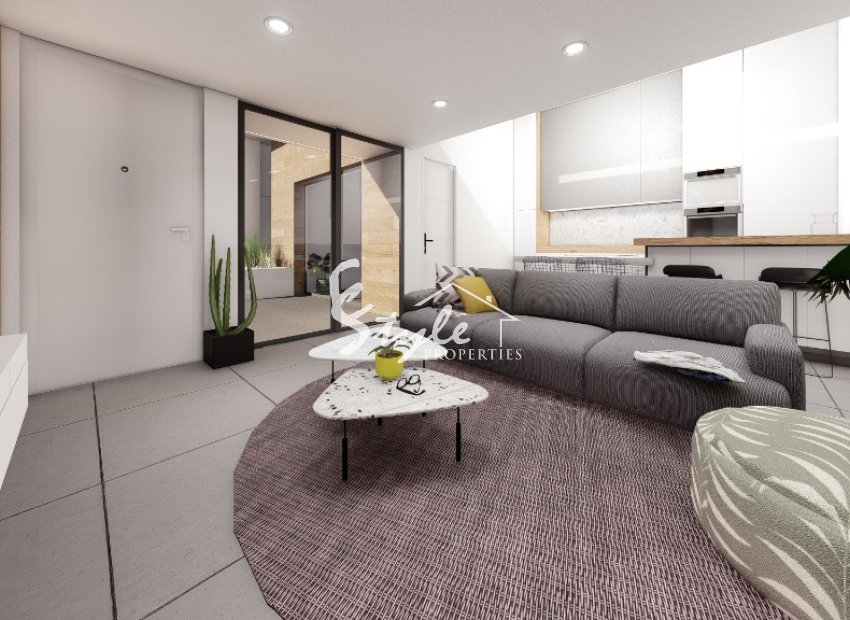 New semi-detached villas for sale in Torrepacheco, Costa Blanca, Spain. ON1572