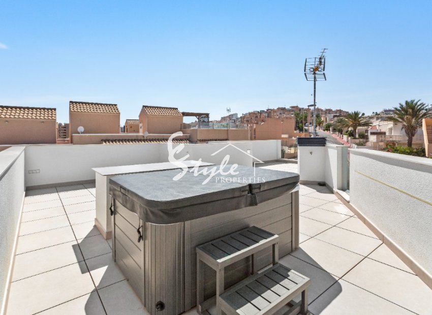 New villa with plot and private pool for sale in La Mata 150m to the sea.ON1350 