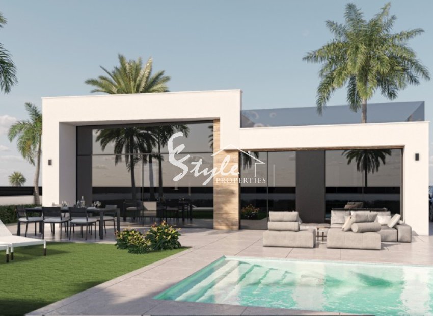 New villas for sale close to the golf in Murcia region. ON1559