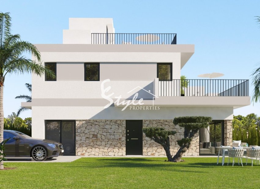 New villas for sale  in San Miguel de Salinas, Alicante, Costa Blanca, Spain.ON1631