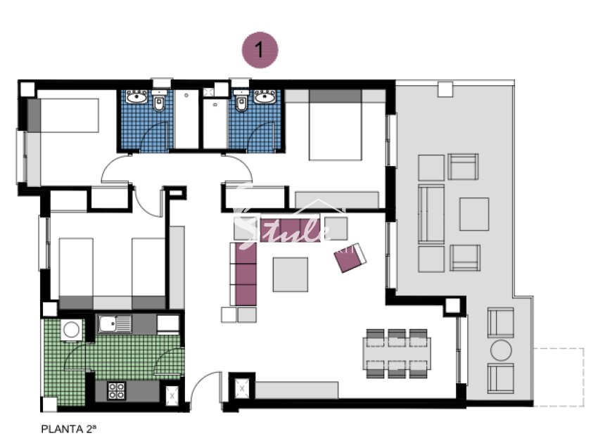 Новостройки - Апартаменты/Квартира - Mil Palmeras