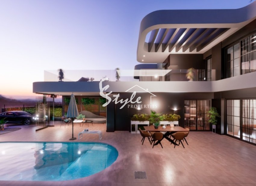 Новые виллы на продажу в Лос Алькасарес, Мурсия, Испания.ON1648