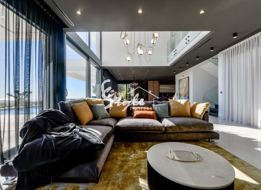 Продается новая роскошная вилла с видом на море в Финестрате, Коста Бланка, Испания. ОN1778