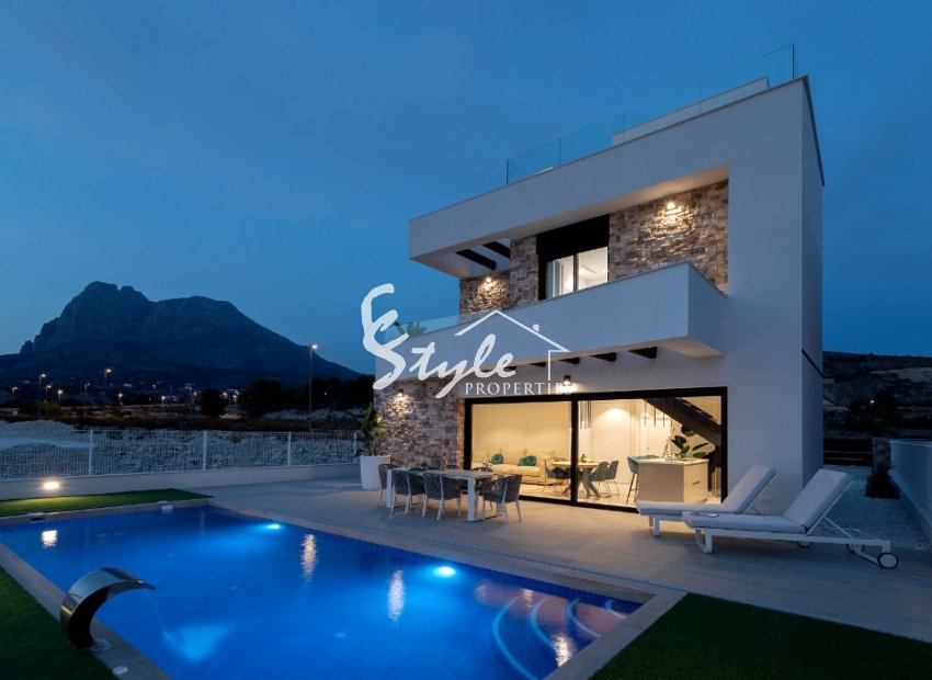 Продается новая вилла с тремя спальнями рядом с Бенидормом на Коста Бланке. ID: ON1138