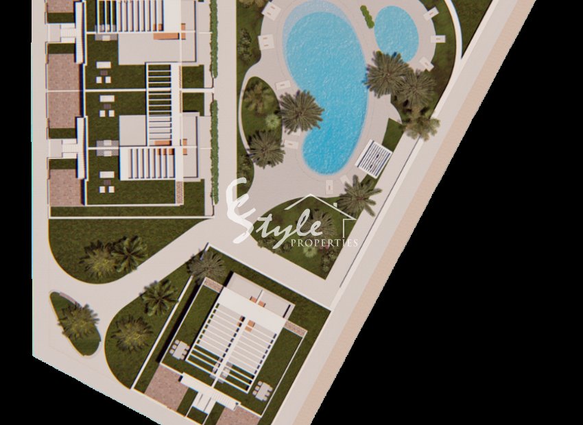 Продаются апартаменты с 2 спальнями в новом жилом комплексе недалеко от Розовой лагуны в Торревьехе, Коста Бланка. ID ON1118