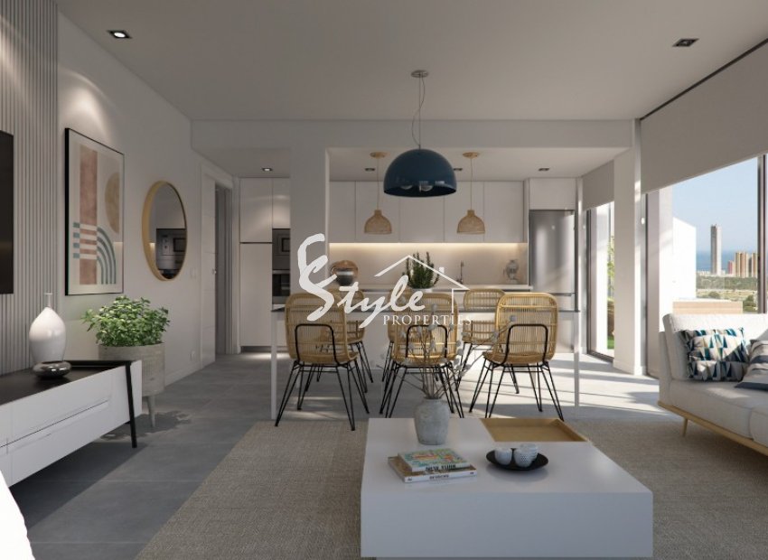 Продажа квартир в новом комплексе в Финестрате, Коста Бланка, Испания. ON1420_A