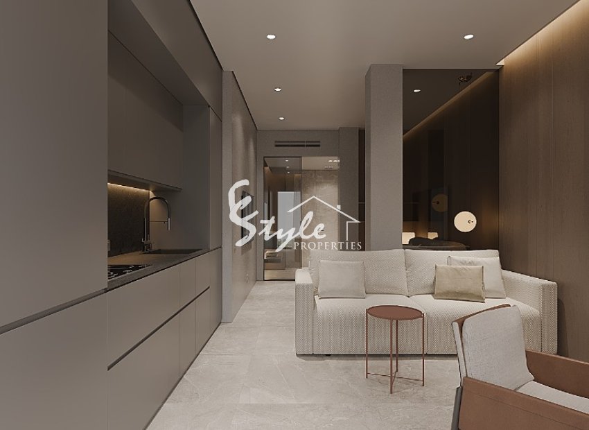 Se venden apartamentos de obra nueva a 250 m del mar en Torrevieja, Costa Blanca, España. ON1210