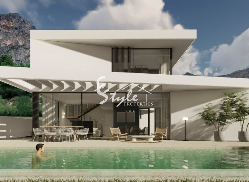 Se venden villas nuevas en Polop, Costa Blanca, España ON1800