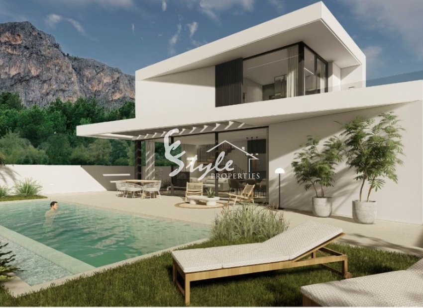 Se venden villas nuevas en Polop, Costa Blanca, España ON1800