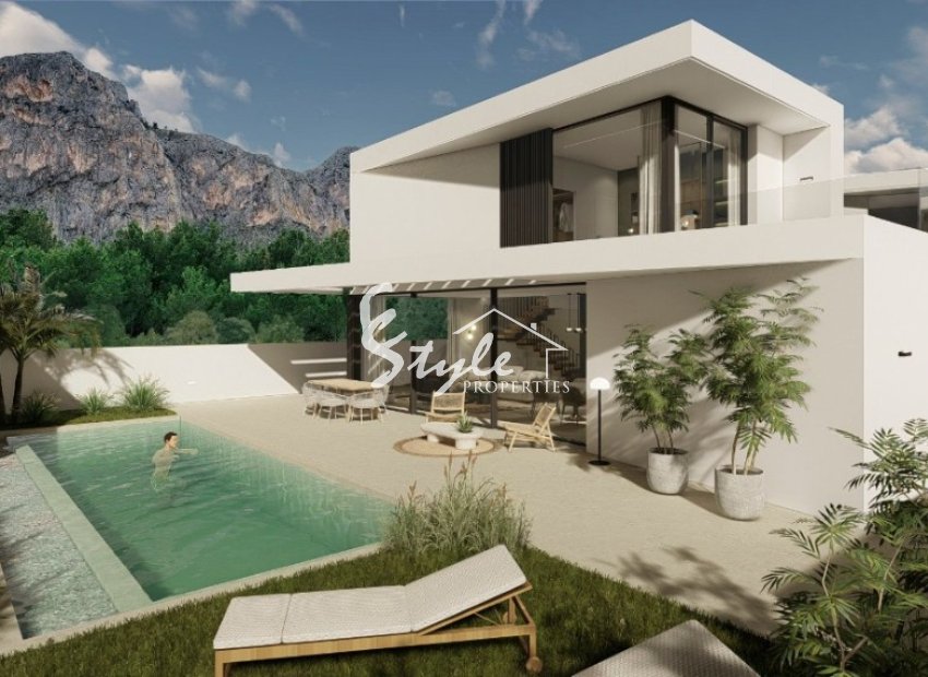 Se venden villas nuevas en Polop, Costa Blanca, España ON1800