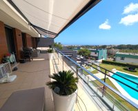 Spacious South-Facing 2-Bedroom Apartment for Sale in Los Dolses with Large Terrace, Sea Views & Pool Views. Villamartin, Orihuela Costa. ID1256