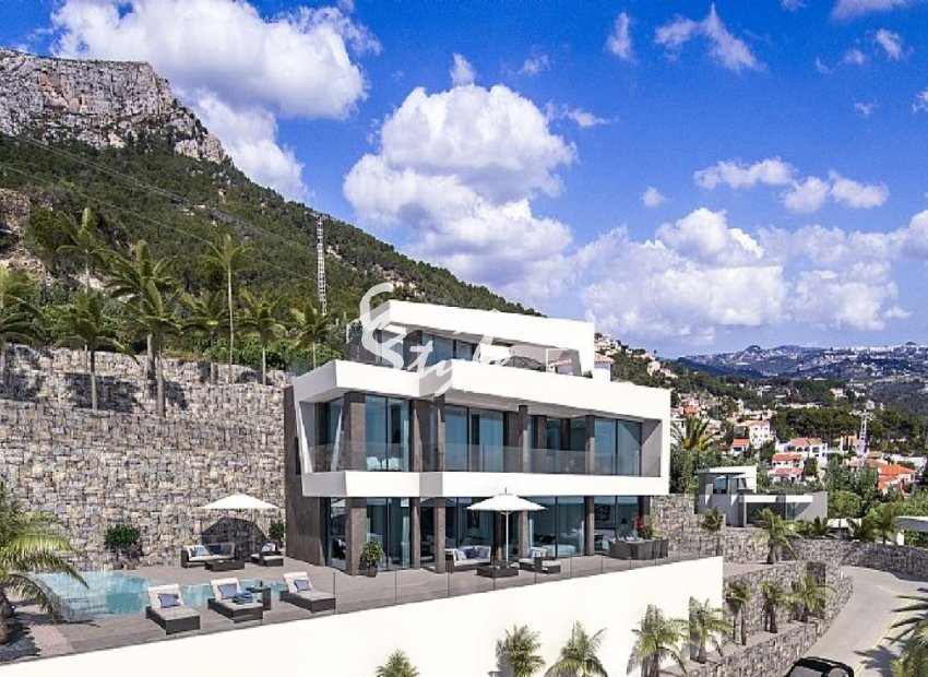 Villa de lujo de obra nueva en venta en Calpe, Costa Blanca, España. ON1501