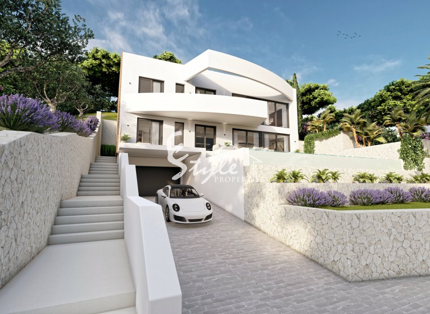 Villa de obra nueva en venta en Altea, Costa Blanca, España. ON1565