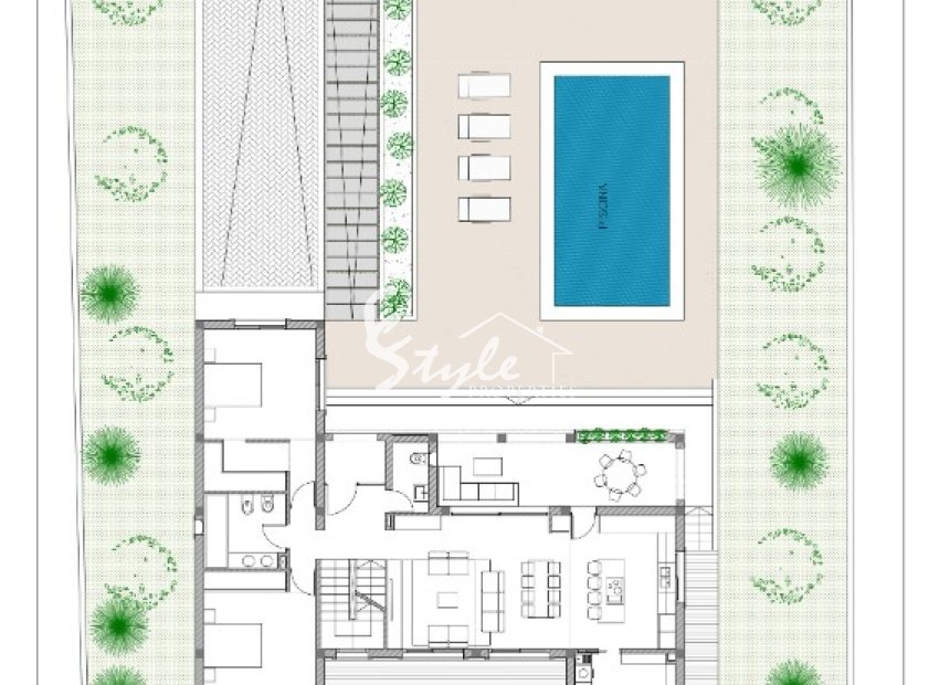 Villa de obra nueva en venta en Punta Prima, Costa Blanca, España. ON1460