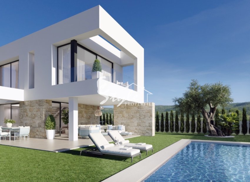 Villa en venta de obra nueva con vistas en Benidorm, Alicante, Costa Blanca. ON639_4