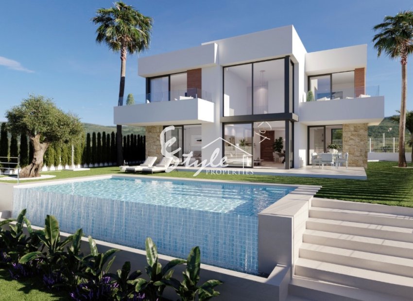 Villa en venta de obra nueva con vistas en Benidorm, Alicante, Costa Blanca. ON639_4