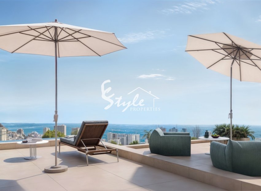 Villas de lujo de obra nueva en Calpe | Piscina privada, vistas al mar y al Peñón de Ifach. Costa Blanca, Spain. ID1273