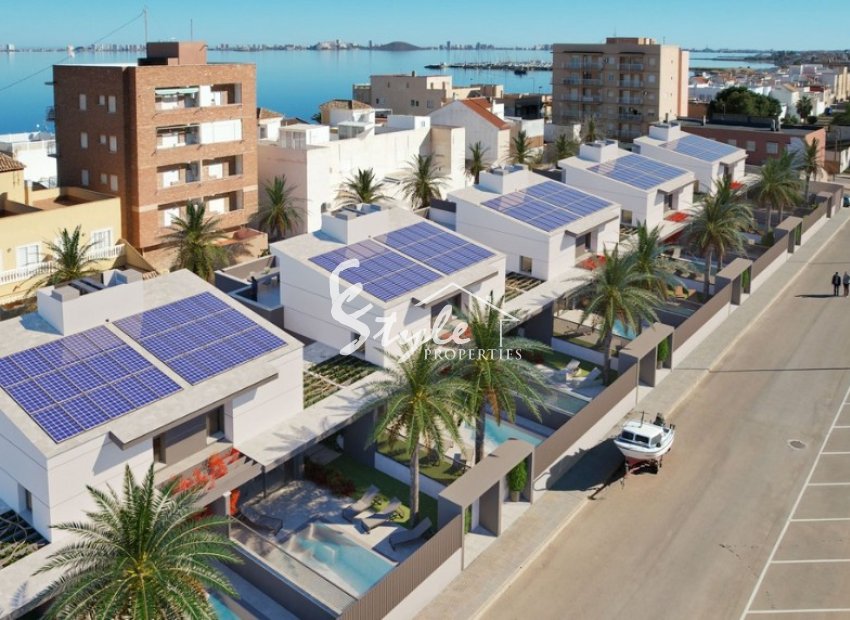 Villas de obra nueva en venta cerca de la playa en Cartagena, Murcia.ON1824