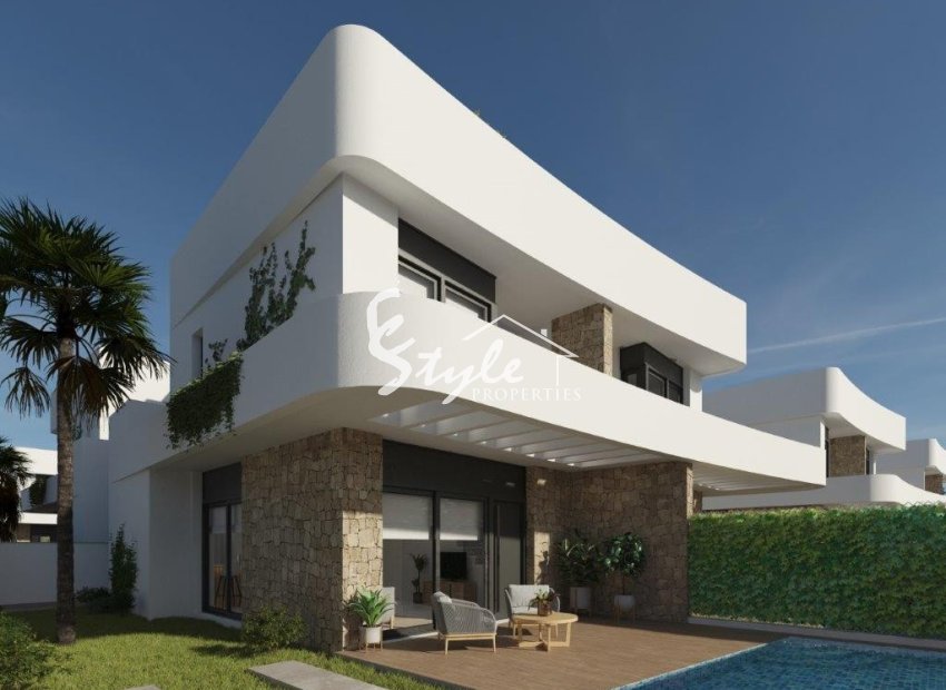 Villas de obra nueva en venta en Los Montesinos, Costa Blanca, España.ON1557