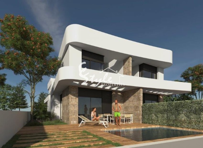 Villas de obra nueva en venta en Los Montesinos, Costa Blanca, España.ON1557