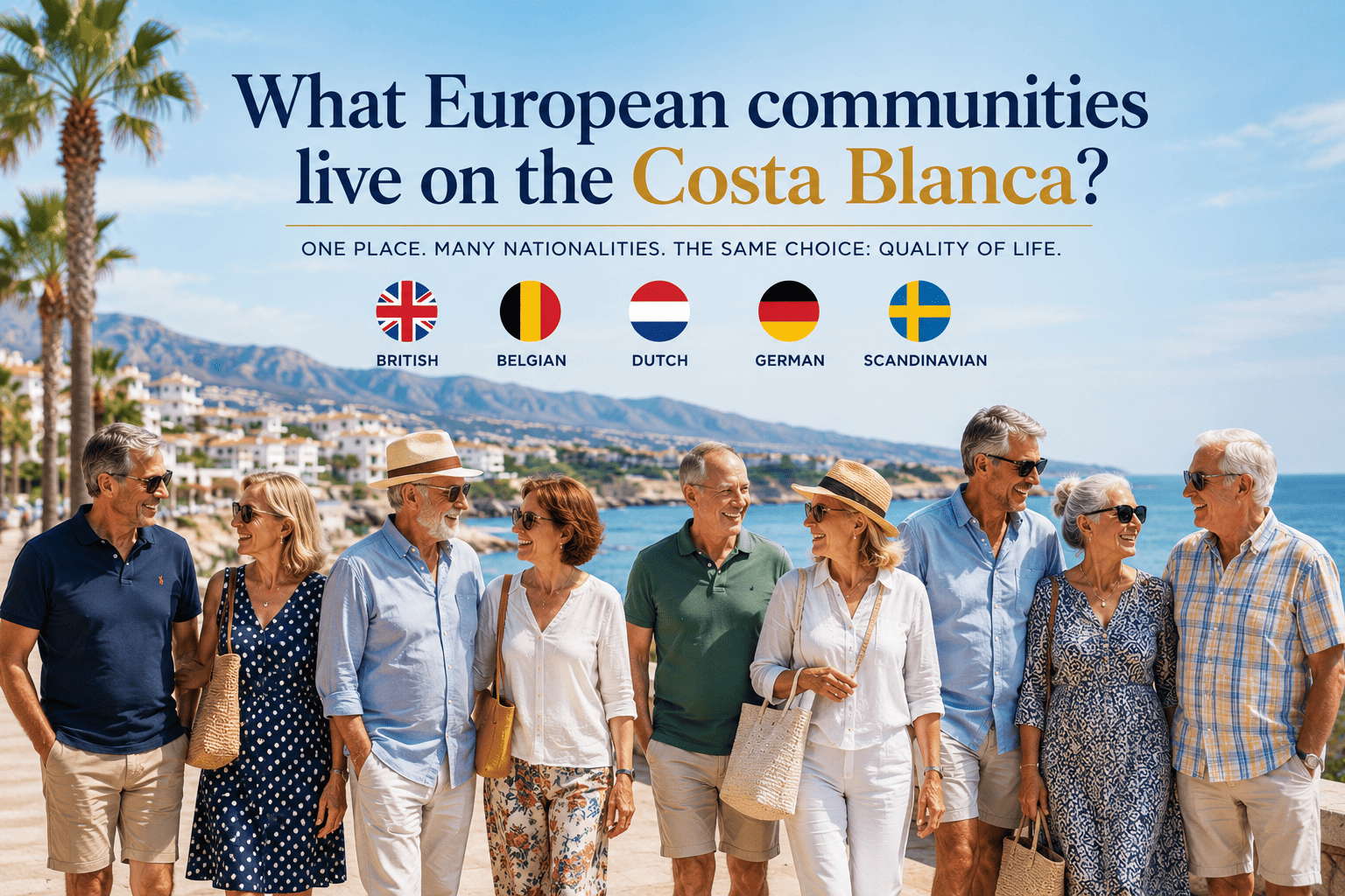 Comunidades europeas en la Costa Blanca Sur: dónde viven y por qué eligen esta zona